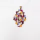 Symphony - Malvina Rhombus S-Violet Organza - 1